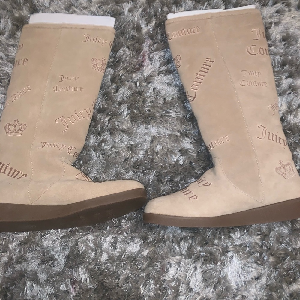 BRAND NEW JUICY COUTURE CALF HIGH BOOTS❤️💙
